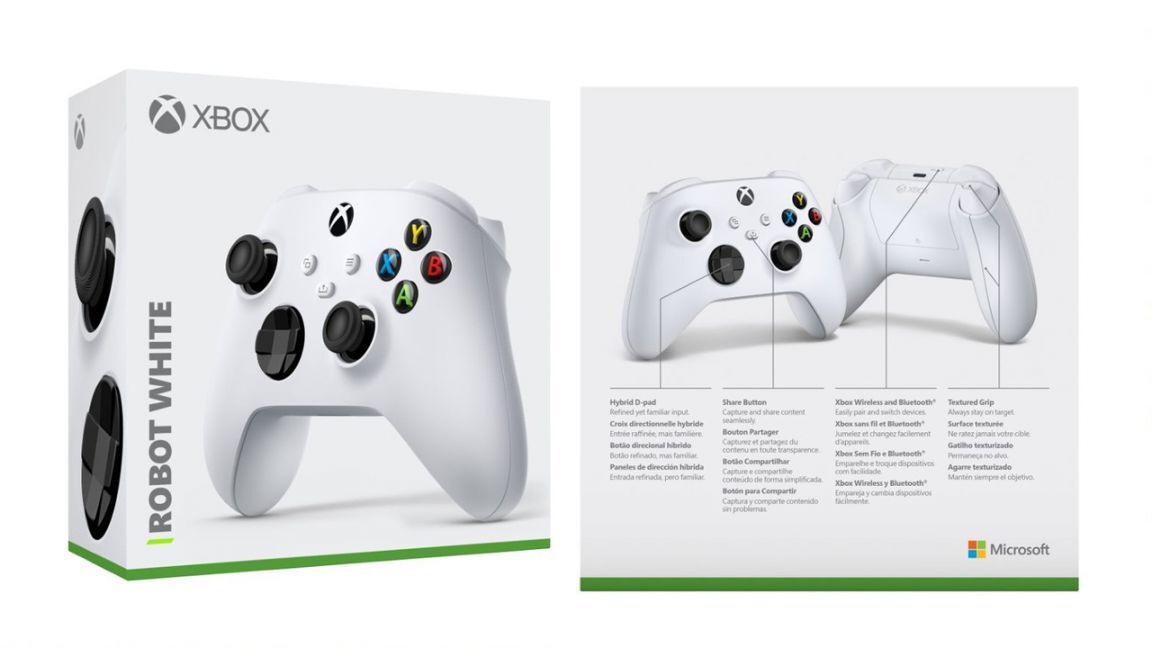 Xbox robot white