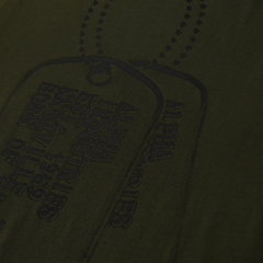 Футболка Alpha Industries Alpha Dog Tag Tee Olive (Зеленый)