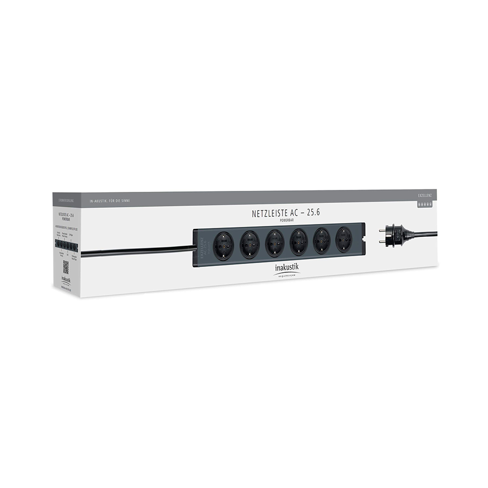 Inakustik Exzellenz Power Bar AC-25-6, 3x2,5mm, 1.65 m, 006170615