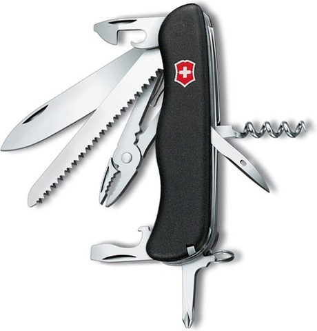 Нож складной карманный Victorinox Atlas Black, 111 mm (0.9033.3)