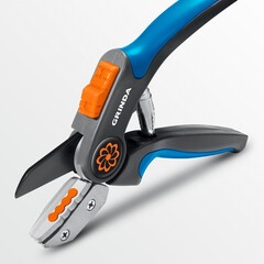 GRINDA P-56, 205 мм, легированная сталь, двухкомпонентные рукоятки, контактный секатор, PROLine (23456)