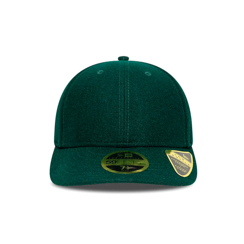 Кепки New Era Melton Wool Dark Green Low Profile 59FIFTY Fitted Cap