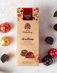 Ягодень ассорти / малина, облепиха, шишка, брусника, смородина / 85 г / ТМ Сибирский кедр