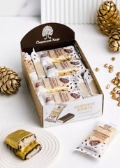 Кедровое золото / 630 г / шоу-бокс / 18 шт / батончик / ТМ Сибирский кедр