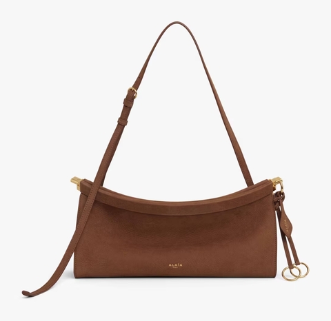 Сумка ALAIA LE CLICK EAST WEST из нубука
