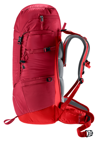 Картинка рюкзак туристический Deuter Fox 40 Masala/Cherry - 5