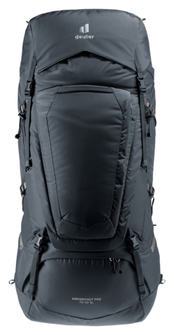 Картинка рюкзак туристический Deuter Aircontact Pro 85+10 Black - 5