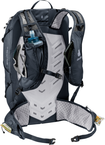 Картинка рюкзак туристический Deuter Speed Lite Pro 25 Black - 10