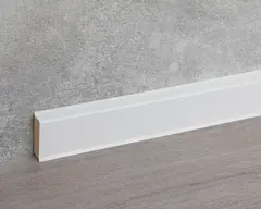 Плинтус ХДФ Doellken Cubu Flex Life 1013 (5012) белый 40x13х2500 мм