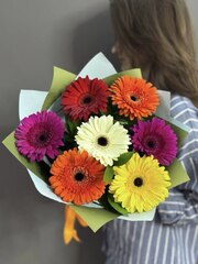 Букет из 7 гербер микс