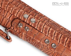 Тубус QK-S Tomahawk 1x1 светло-коричневый аллигатор