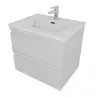 Aquatek AQ77060-LG AQ77060-LG Комплект мебели: Тумба 60см ВЕГА с раковиной AQ0460-00, 2 ящика, цвет серый туман