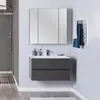 Aquanet 242609 Тумба с раковиной Алвита 90 цв.серый антрацит (242609)