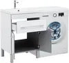 Aquanet 239947 Тумба с раковиной Верона 120 L напольная 1 ящ. 2 дв. цв.белый (239947)