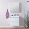 Aquanet 242522 Тумба с раковиной Гласс 60 цв.белый (242522)