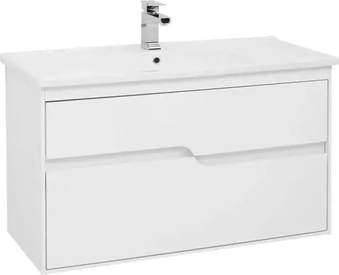 Aquanet 212664 Тумба с раковиной Aquanet Модена 100 белый (212664)