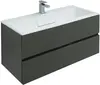 Aquanet 242608 Тумба с раковиной Алвита 100 цв.серый антрацит (242608)