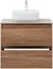 Aquanet 287880 Компл.2 - Тумба Nova Lite 75 2 ящ. цв. дуб шоколадный (287880)