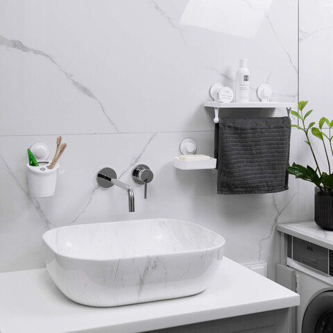 Держатель для зубных щеток, белый