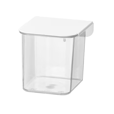 Корзина для мелочей с крышкой Sävarån, размеры: 10х8х8 см., материал: АБС-пластик
