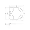 BelBagno BB076SC Сиденье дюропласт, soft close, металлическое крепление BB076SC