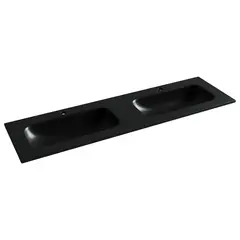Ceramica Nova CN7023MB CN7023MB Раковина мебельная Grace прямоугольная 1610*457*137,  с двумя чашами и отвер. под смеситель фото