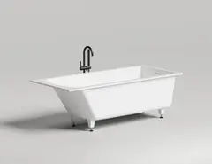Salini 104823M Salini CASCATA KIT Встраиваемая ванна с прямоугольной чашей 1698х747х600 мм, донный клапан 