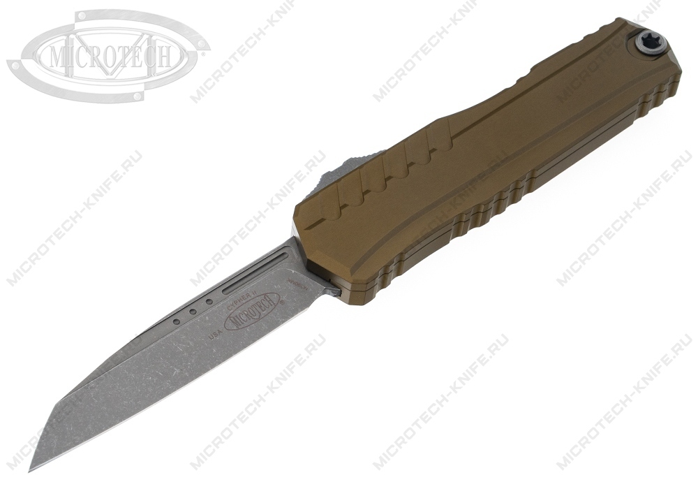 Нож Microtech Cypher II 1241-10APOD Apocalyptic Green