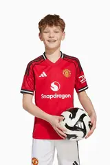 Футболка adidas Manchester United 25/26 Home Junior - красный