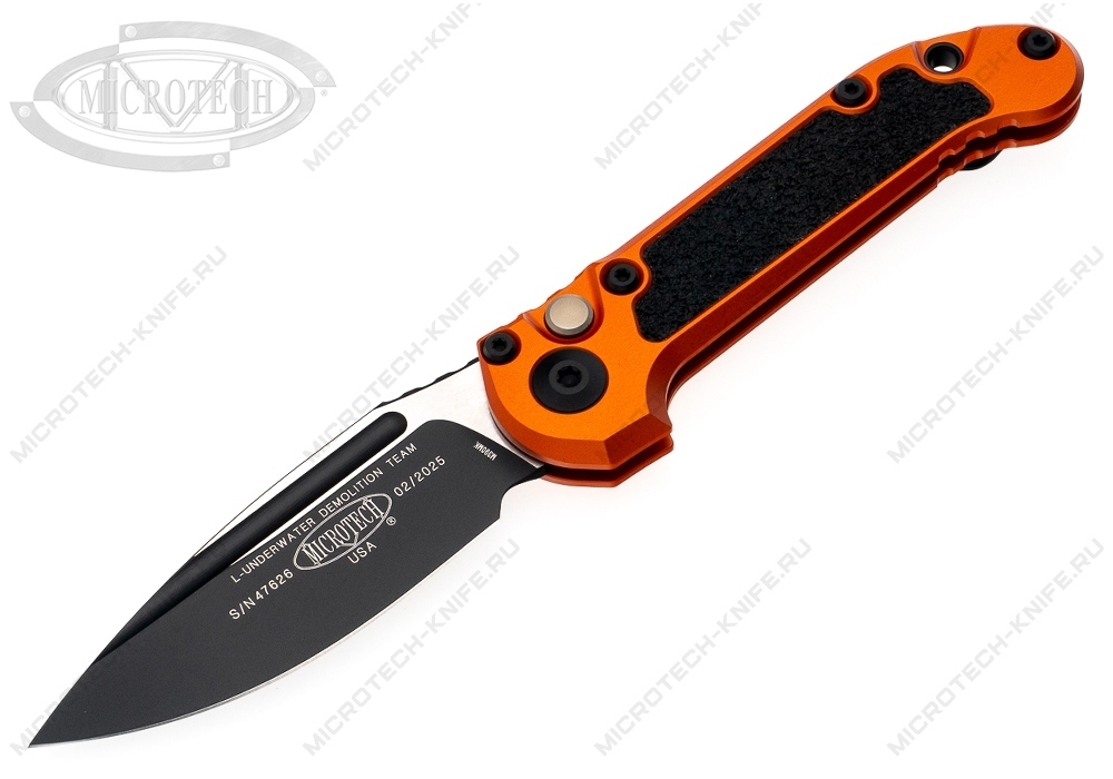 Нож Microtech LUDT 1135-1OR Orange Gen III Black