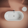 ACW005 05 Artceram PETIT  Ванна отдельностоящая из искусственного камня Livingtec 140х70х50 см, со слив-переливом (с сифоном ACA066), цвет белый матовый