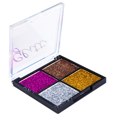 LavelleCollection Тени 4-цветные для век Glitter тон 02 Северное сияние