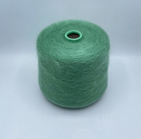Filcom (пр.Италия), art.Aurora, 850м/100 гр. 70% Суперкидмохер, 30% Шелк , цвет-Дымчато-зеленый (634) арт-36273