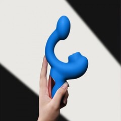 Вибратор с двойной стимуляцией Magic Ponder синий от Magic Motion