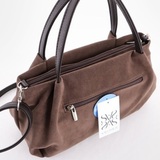 Сумка Саломея 334 эко-замша шоколад