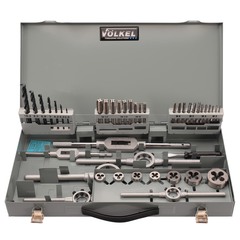Набор метчиков и плашек M3 -M12 HSS-G 44пр Volkel 49111