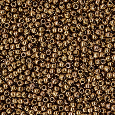 Японский бисер TOHO Round 11/0 (№223), металлизированный, непрозрачный глянцевый