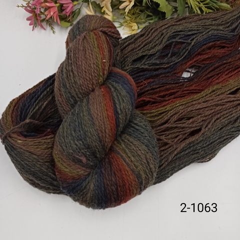 Дундага 6/2 шерсть секционного окрашивания 02-1063