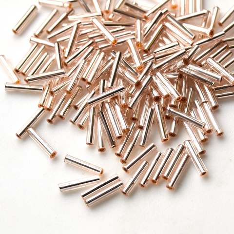 Стеклярус Тохо 9 мм 0031 бледно-розовый