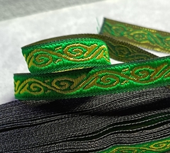 Лента жаккардовая, ш. 1 см.