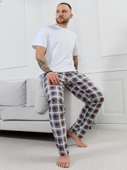 Брюки мужские Тор-1.1 Виотекс КЛЕТКА РАЗНОЦВЕТНАЯ