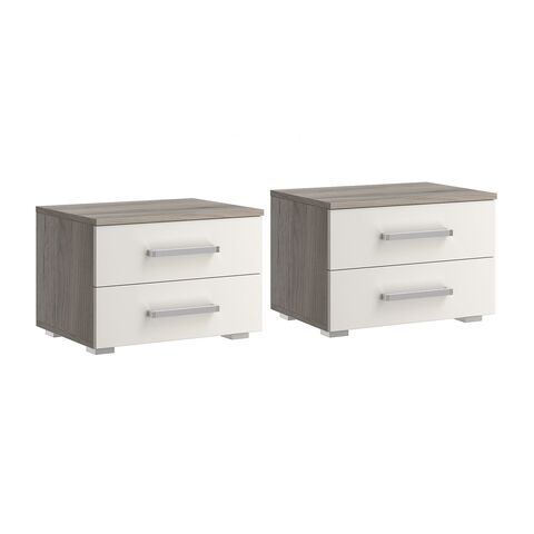 Фиеста NEW Тумбы (2 шт в комплекте) (Кашемир, Дуб Крафт серый)
