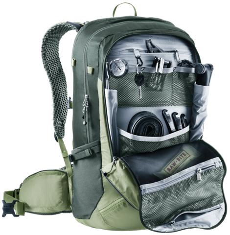 Картинка рюкзак велосипедный Deuter Trans Alpine Pro 28 Grove/Ivy - 6