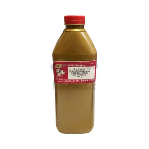 Тонер пурпурный для KONICA MINOLTA bizhub C250i, C300i, C360i (TN-328K) - 494 гр, Chemical Gold ATM