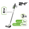 Пылесос вертикальный акк. Greenworks SV24360, 24V, б/щет, 250 Вт, 17 кПа, электрощетка, 2 насадки, LED, белый+серебро, 1х2Ач и ЗУ (4702107UA) — фото 1