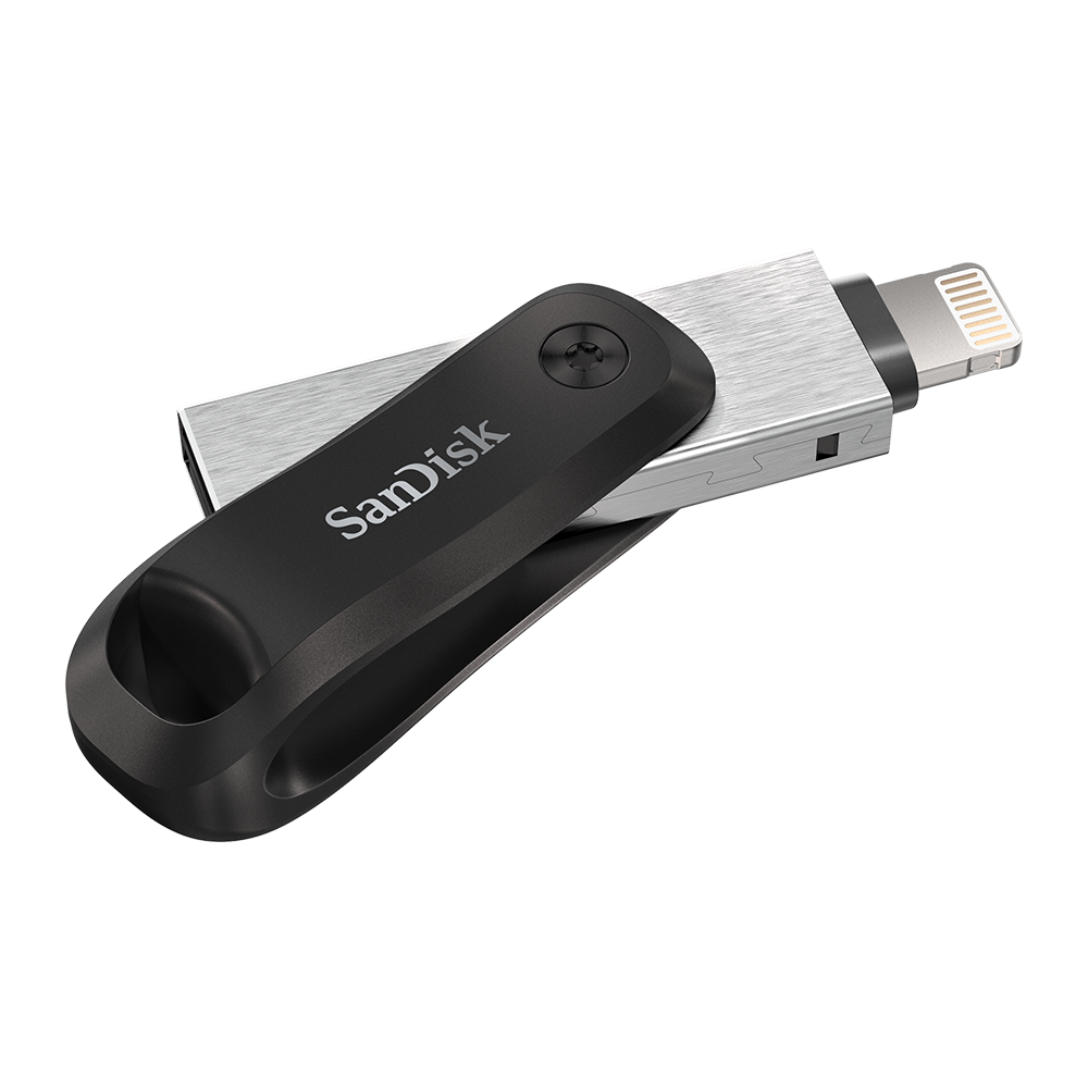 Купить Флешка SanDisk 256GB iXpand Flash Drive Go 256GB, USB3.0 + Lightning  - по выгодной цене | Нобэл