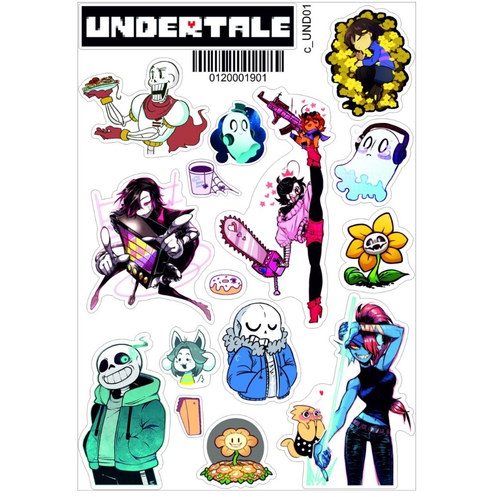 Наклейка А5 c Undertale 01 stick-34534567444 – купить по цене 130 ₽ в  интернет-магазине ohmygeek.ru