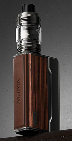 Вейп Voopoo Drag 4 Kit 177 Вт - цвет Gun Metal & Rosewood