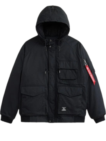 Куртка Alpha Industries MA-1 Hunting Mod Jacket Black (Черный)