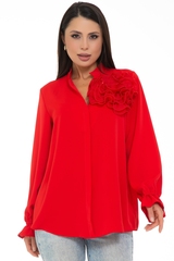 Блуза Модная Люкс (алый) Diolche